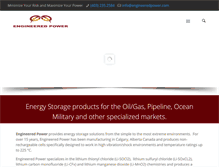 Tablet Screenshot of engineeredpower.com